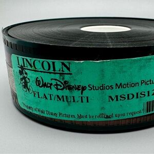 Lincoln Disney 35mm Film Movie Trailer Preview 2012
